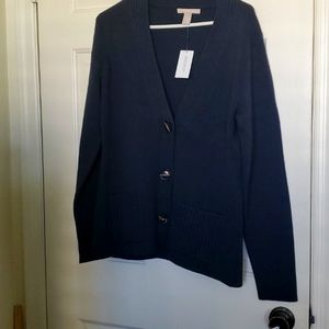 Banana Republic Navy Cardigan Sweater